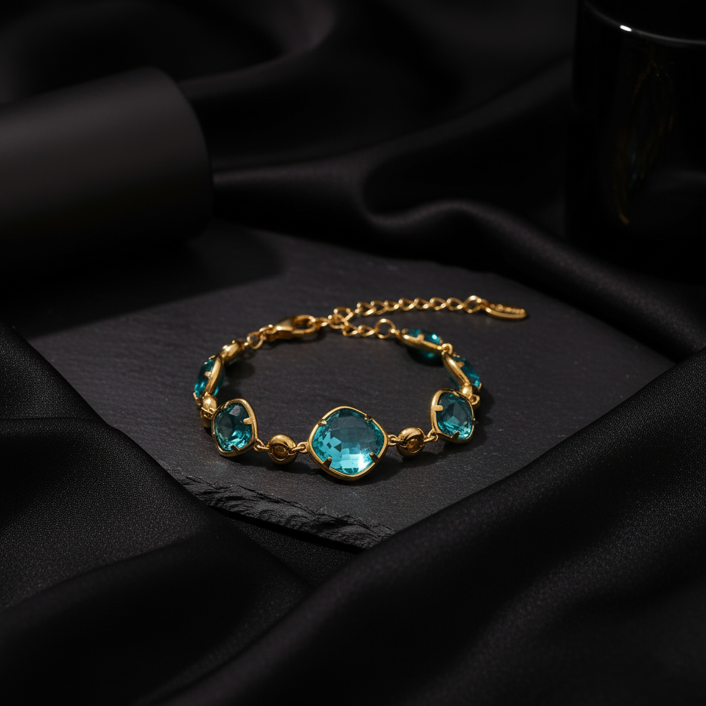 JEWELIXIRS Enchanted Gem Bracelets Set