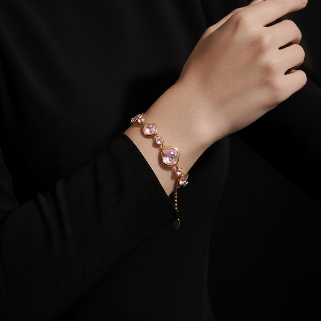 JEWELIXIRS Enchanted Gem Bracelets Set