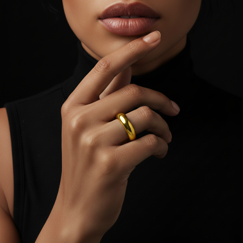 JEWELIXIRS Dome Classic Ring