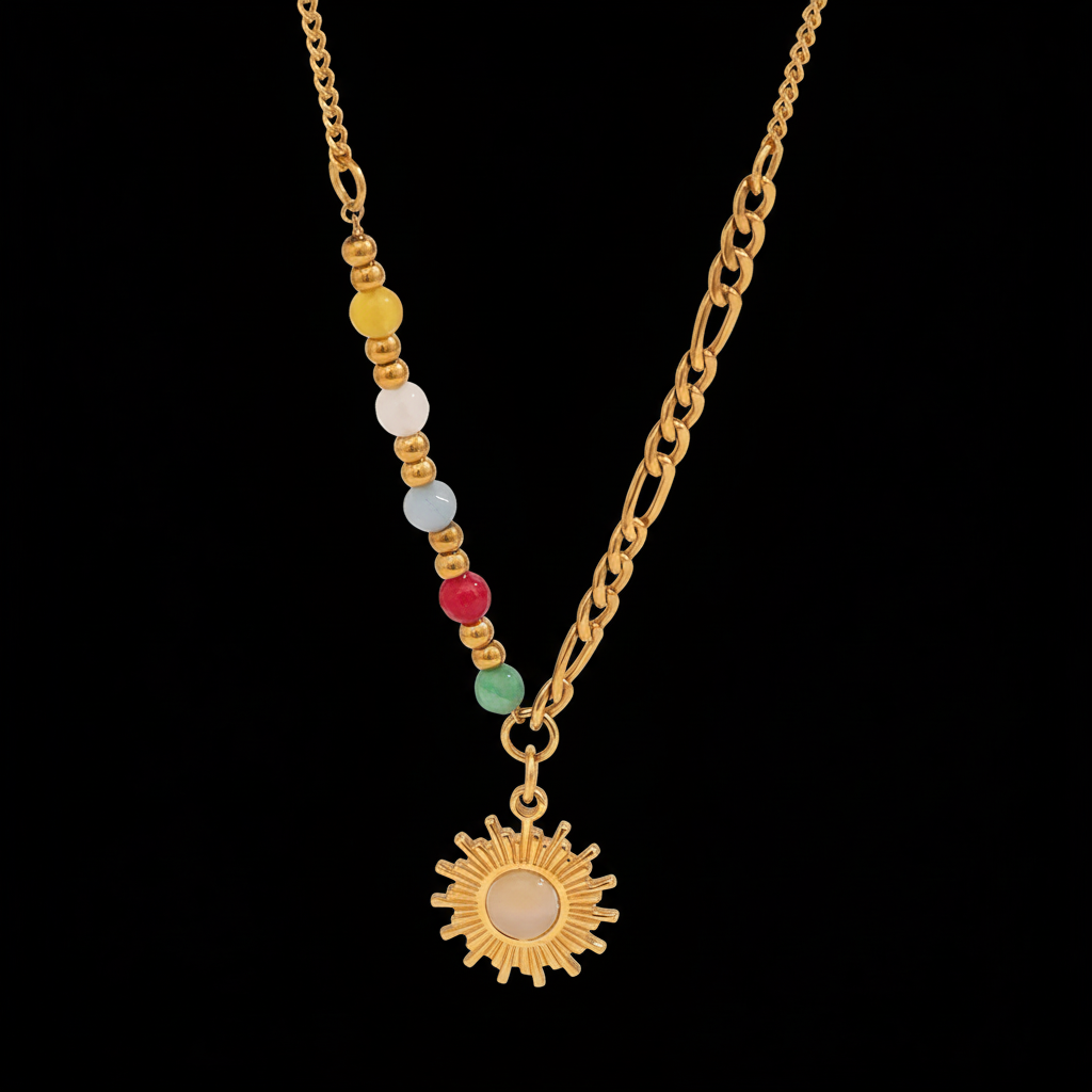 JEWELIXIRS Radiant Charm Necklace