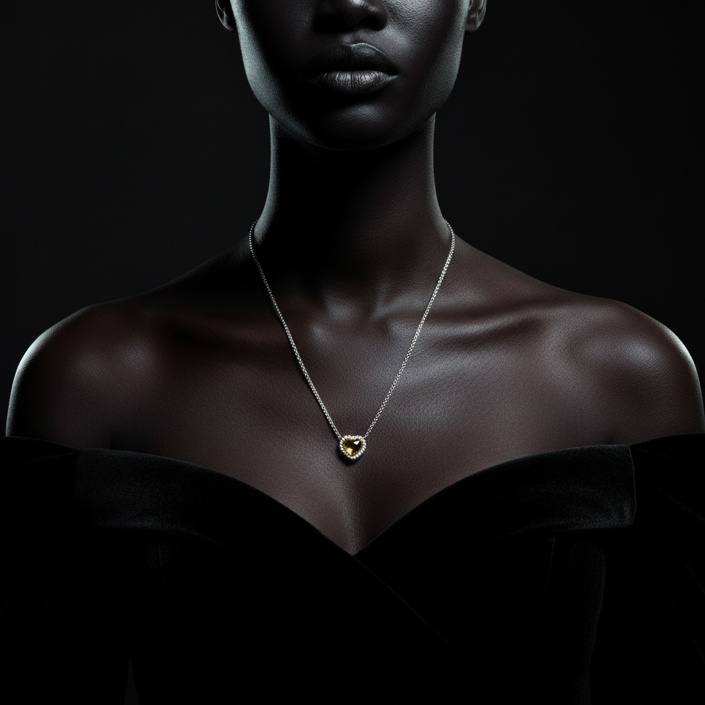 JEWELIXIRS Heart Pendant Necklace