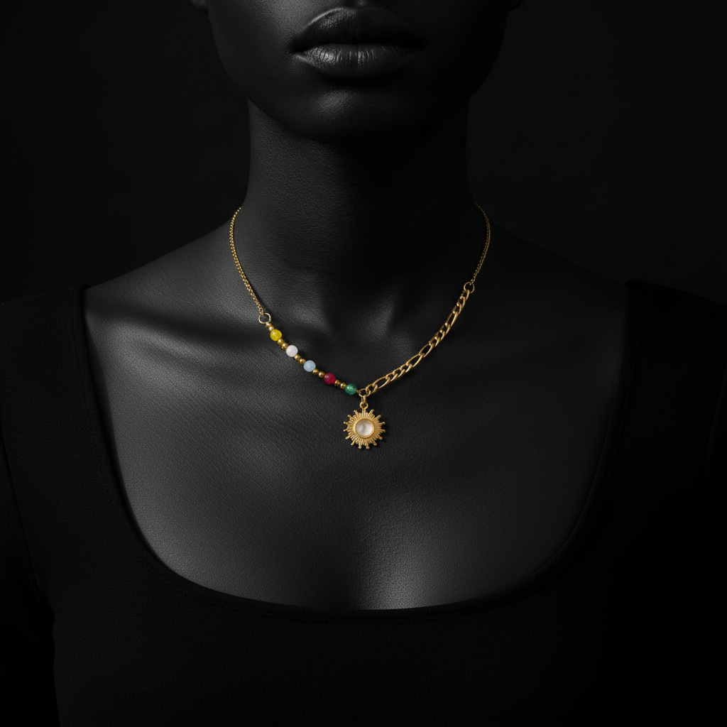 JEWELIXIRS Radiant Charm Necklace