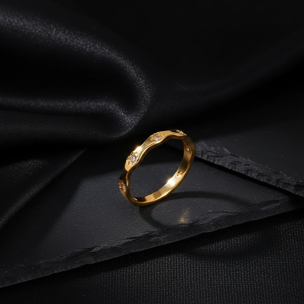 JEWELIXIRS Stellar Wave Ring