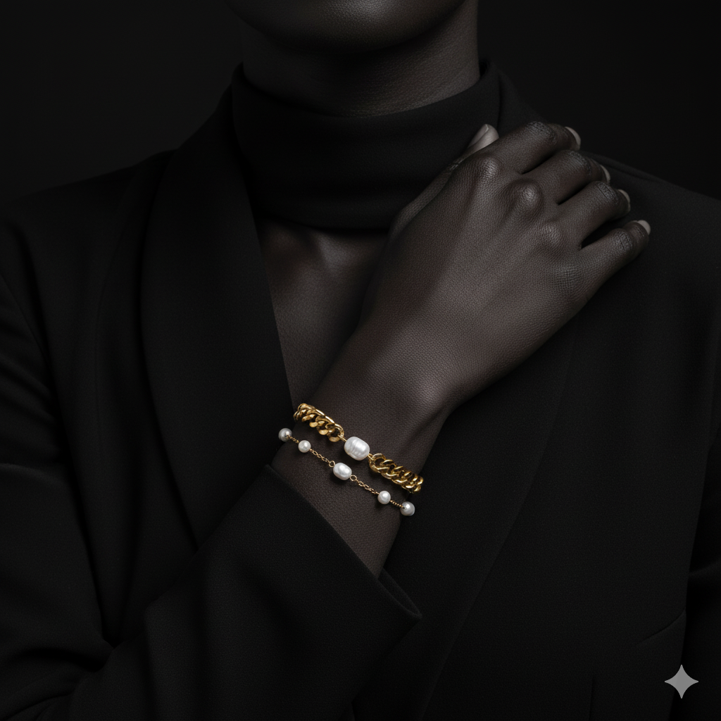 JEWELIXIRS pearl station bracelets