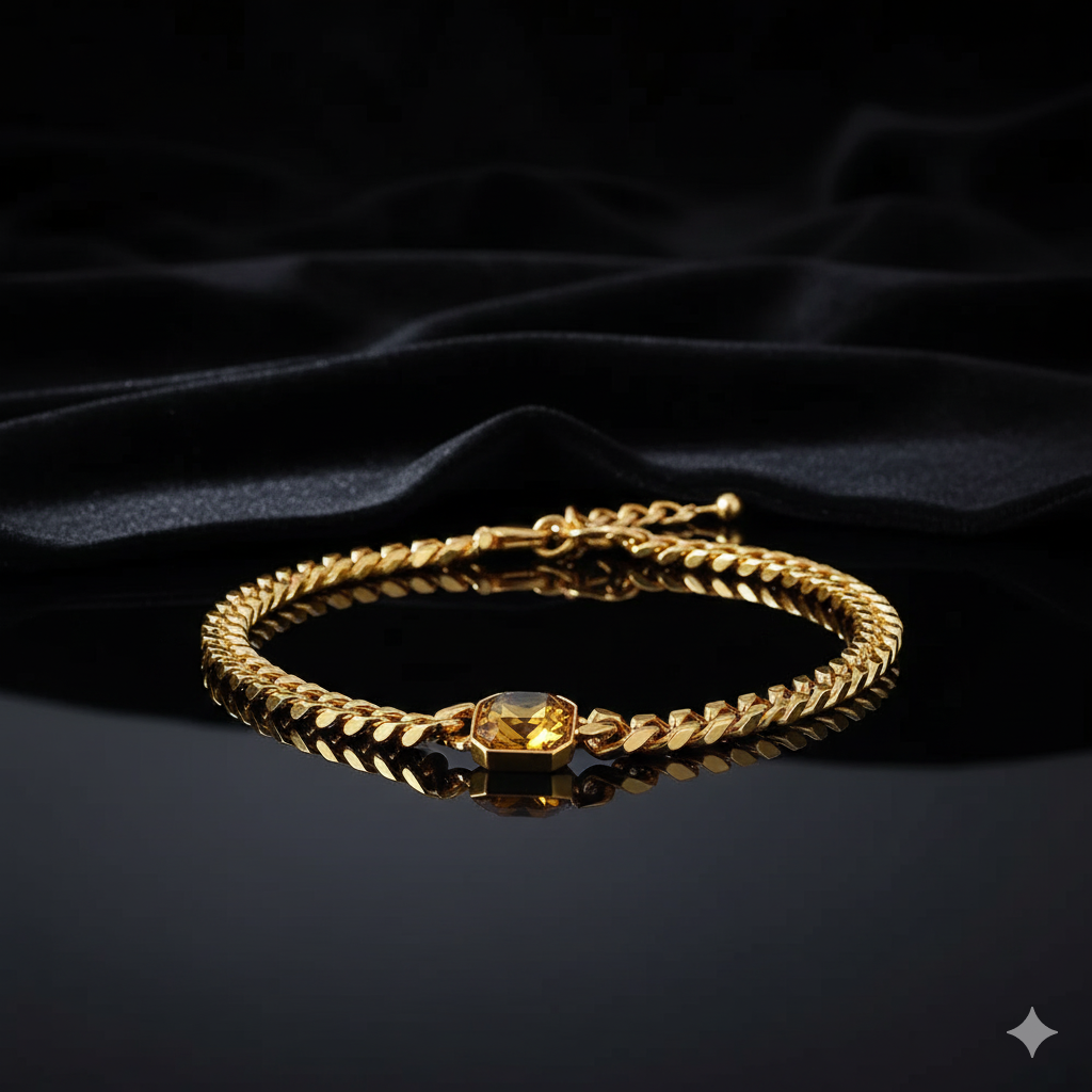 Nivora Cuban Chain Necklace Bracelet For Women Stainless Steel Women Jewelry Set Red Green Color Square Crystal Wedding Jewelry