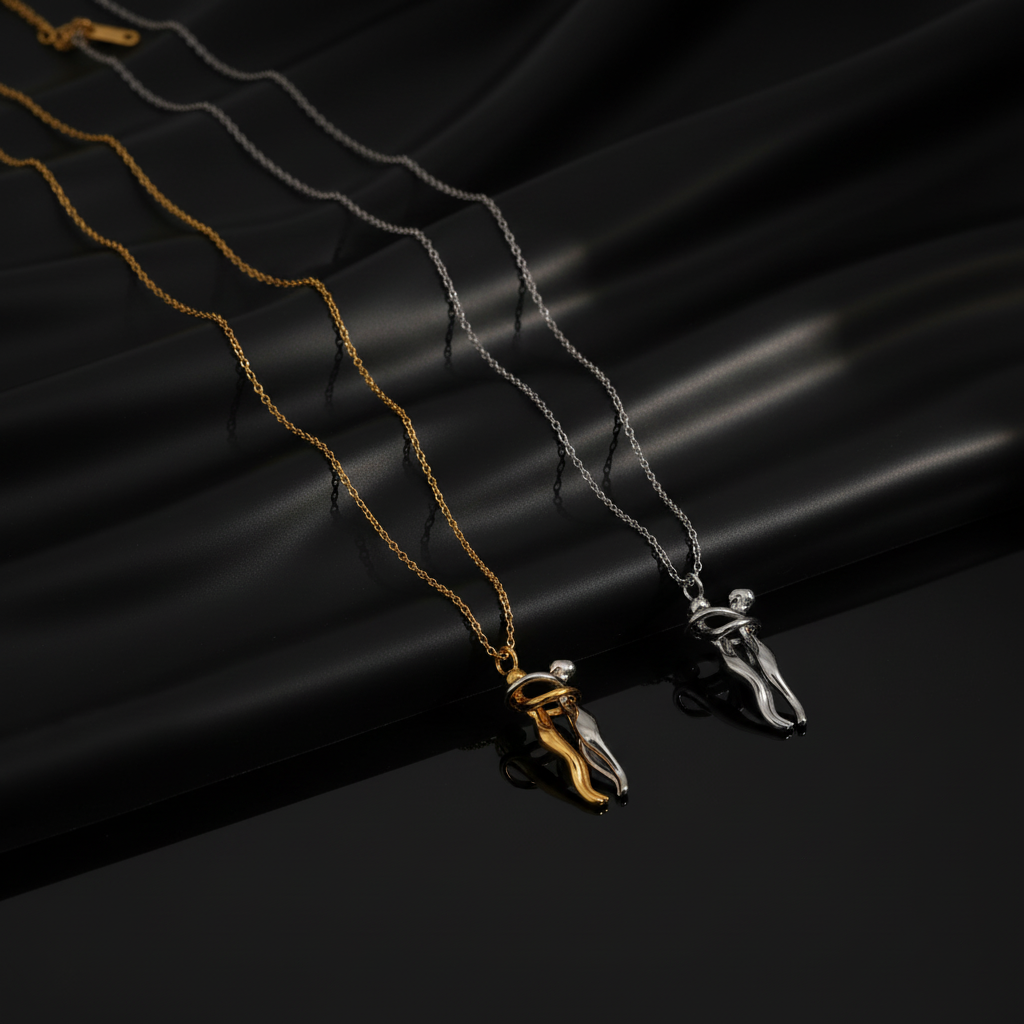 JEWELIXIRS Embrace Figure Necklace