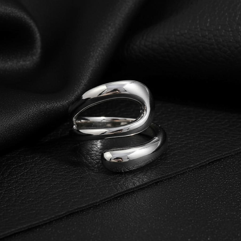JEWELIXIRS Coiled Vortex Ring