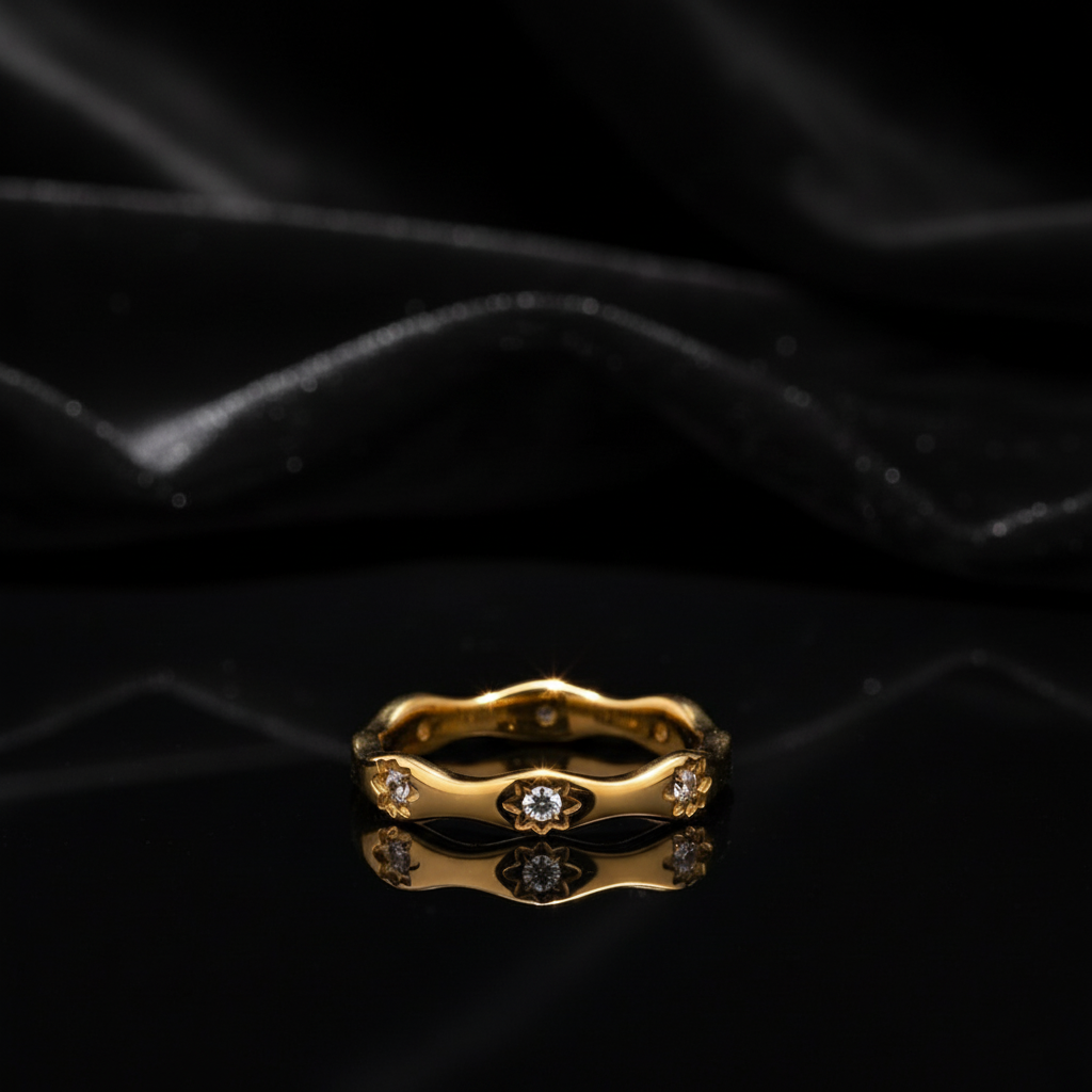 JEWELIXIRS Stellar Wave Ring