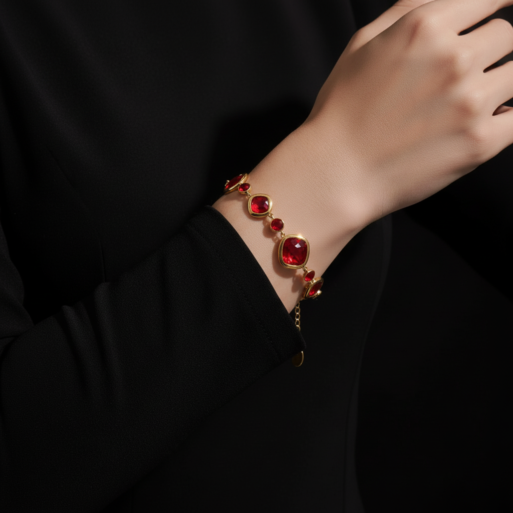 JEWELIXIRS Enchanted Gem Bracelets Set