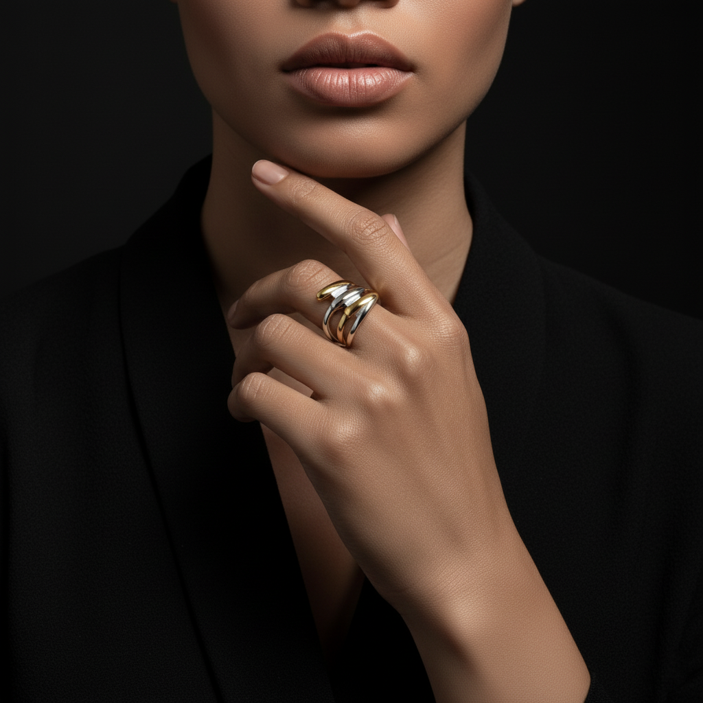 JEWELIXIRS Curve Pod Ring