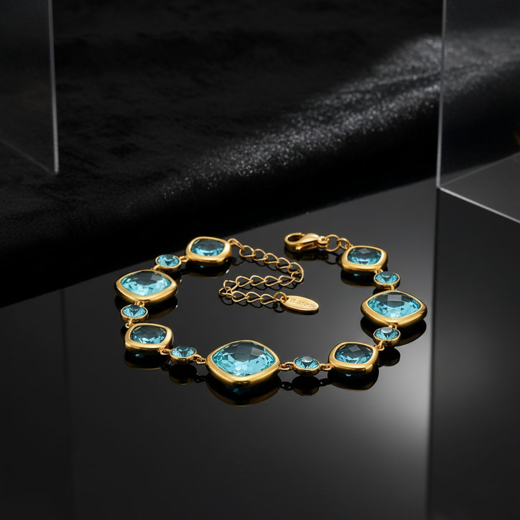 JEWELIXIRS Enchanted Gem Bracelets Set