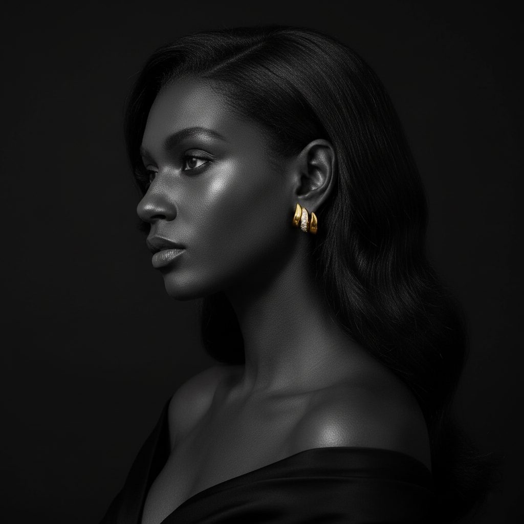 JEWELIXIRS tri-claw ear cuff studs