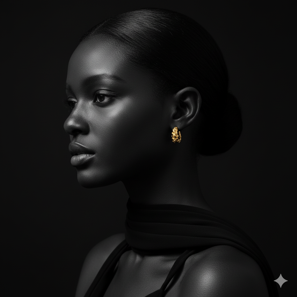 JEWELIXIRS Celestial Bubble Hoop Earring