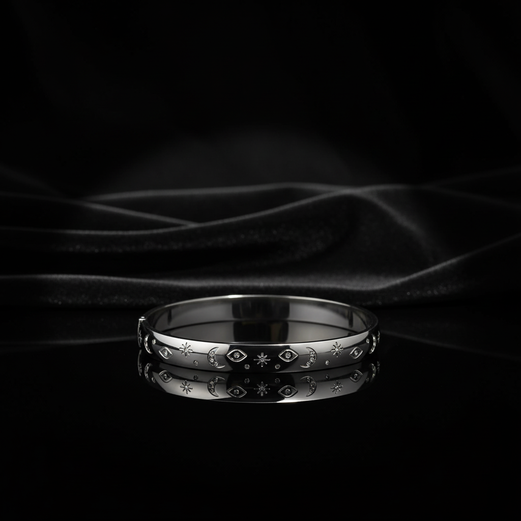 JEWELIXIRS Celestial Hinge Bangle Set