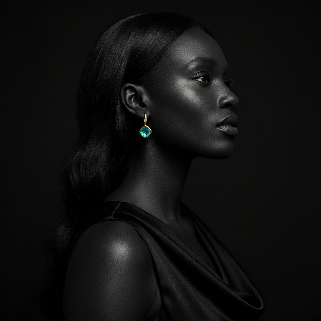 JEWELIXIRS Cushion Drop Earring