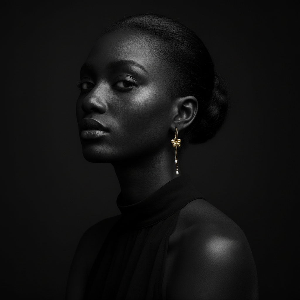 JEWELIXIRS Blossom Pearl Hoop Earring