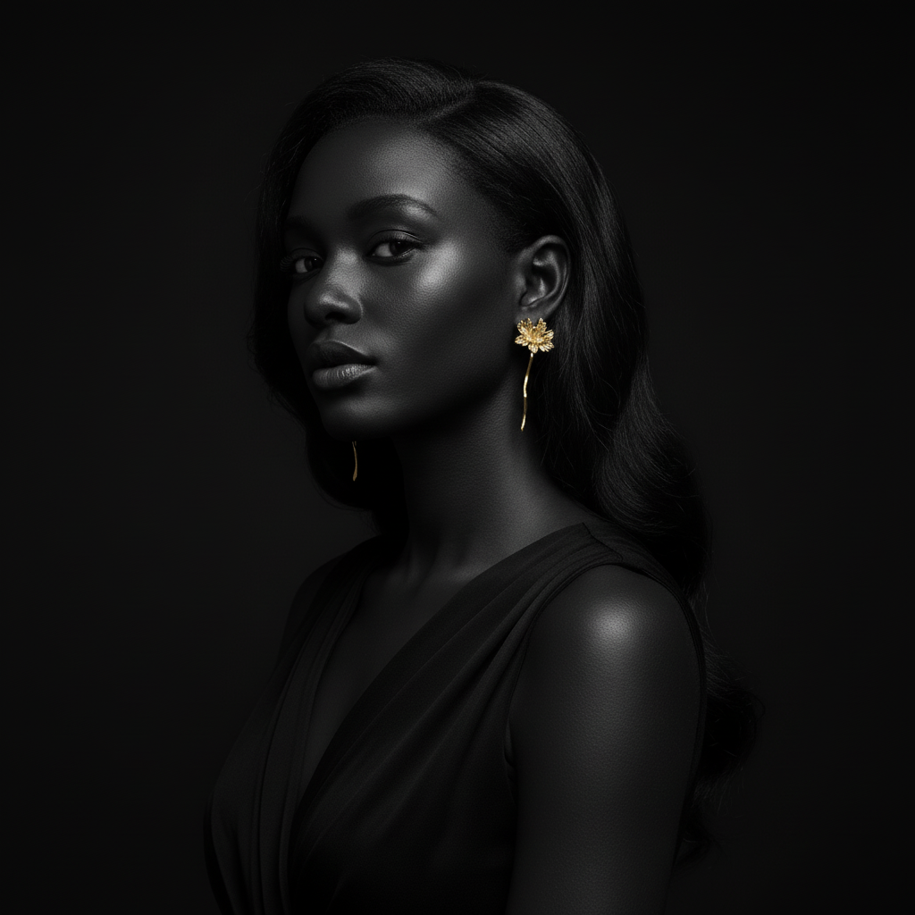 JEWELIXIRS molten floral drop earrings