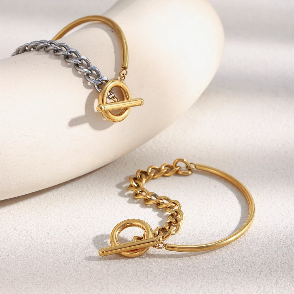 JEWELIXIRS Contrast Half-Bracelet