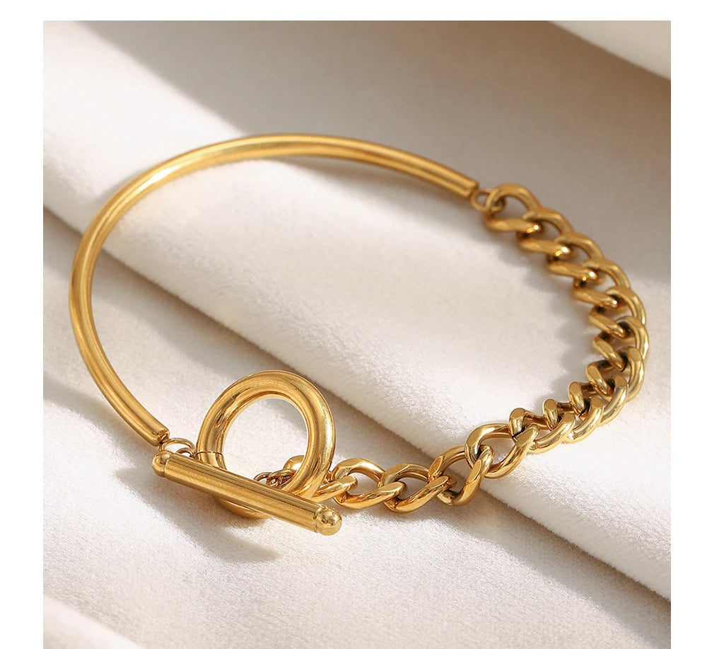 JEWELIXIRS Contrast Half-Bracelet