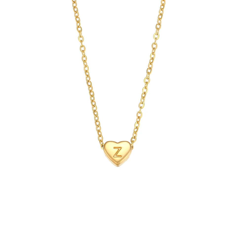 JEWELIXIRS Letters Heart Necklace