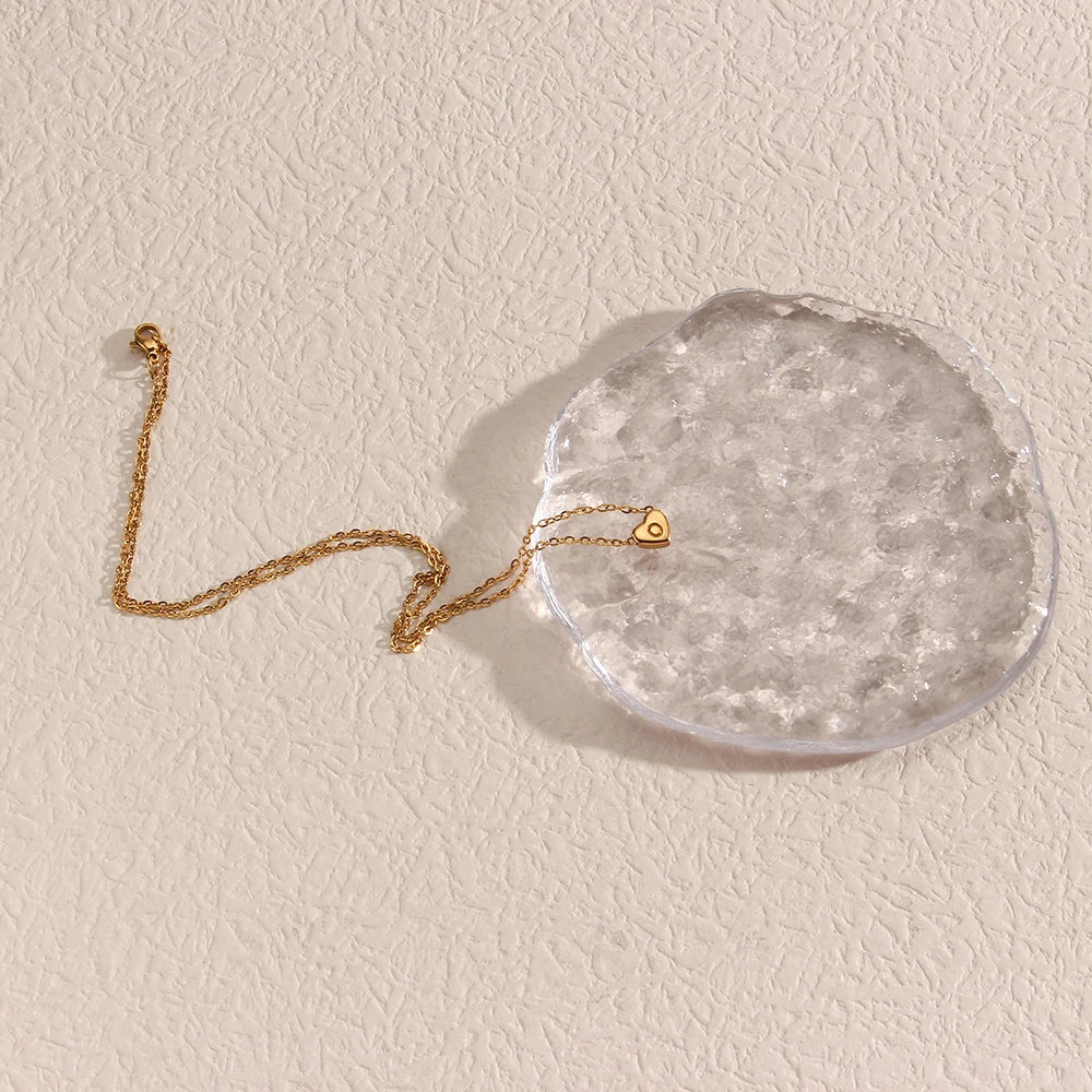 JEWELIXIRS Letters Heart Necklace