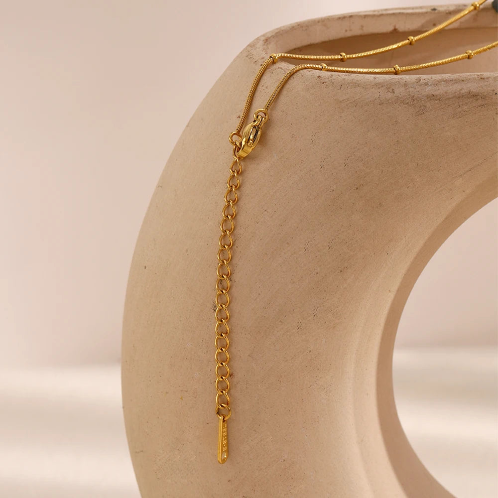 MamacitaSlay 316L Stainless Steel Star Necklace Party Waterproof Neck Jewelry Women's Charm 18K Gold Plated Necklace 2025 Gift