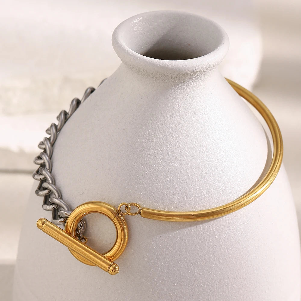 JEWELIXIRS Contrast Half-Bracelet