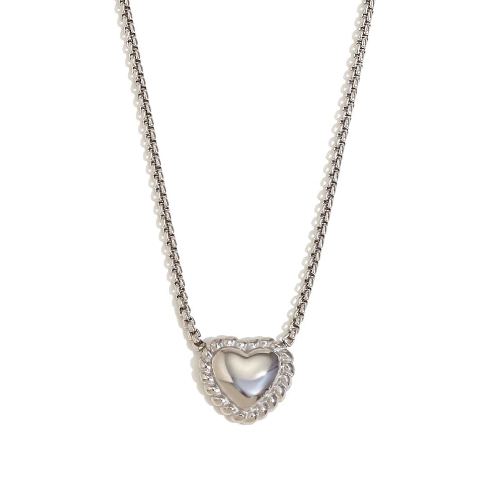 JEWELIXIRS Heart Pendant Necklace
