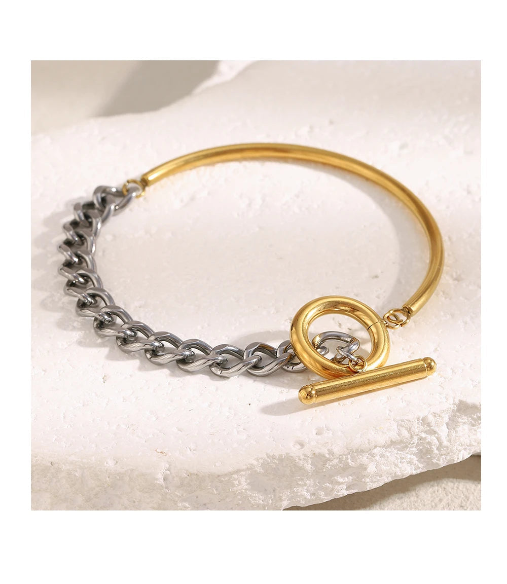 JEWELIXIRS Contrast Half-Bracelet