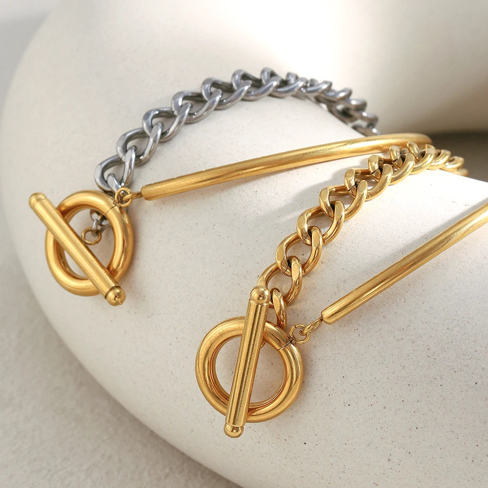 JEWELIXIRS Contrast Half-Bracelet