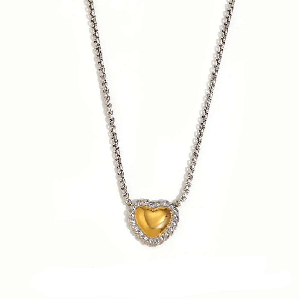 JEWELIXIRS Heart Pendant Necklace