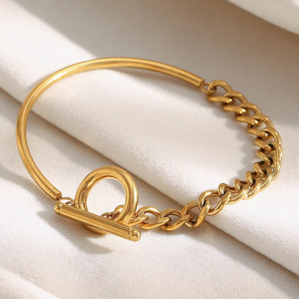 JEWELIXIRS Contrast Half-Bracelet