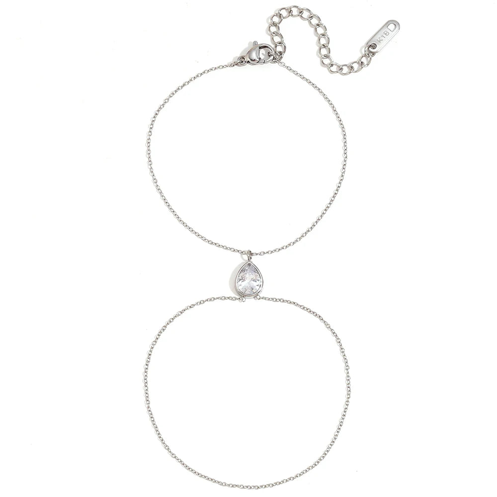 JEWELIXIRS Teardrop Delicate Bracelet