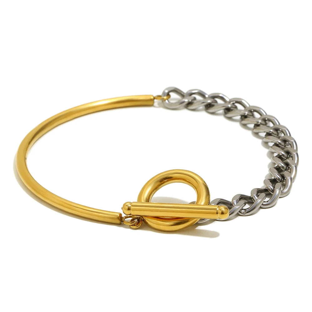 JEWELIXIRS Contrast Half-Bracelet